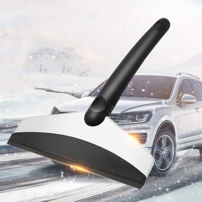 Multifunktionaler Eiskratzer aus Edelstahl für Autofenster, Windschutzscheiben-Entfroster, Schneeräumschaufel – Bild 3
