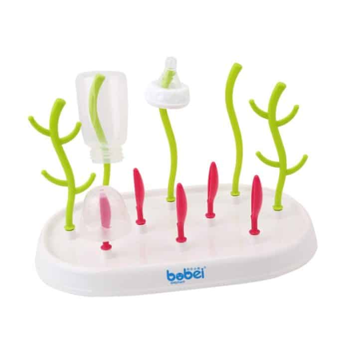 Bobei Elephant Tragbarer abnehmbarer Baum-Babyflaschen-Abtropfständer, Reinigungstrockner, Säuglingsmilchbecher, Nippel-Schnullerhalter, Nipple Pacifier Holder – Bild 1