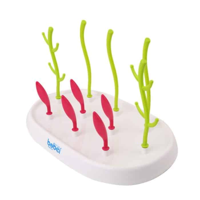 Bobei Elephant Tragbarer abnehmbarer Baum-Babyflaschen-Abtropfständer, Reinigungstrockner, Säuglingsmilchbecher, Nippel-Schnullerhalter, Nipple Pacifier Holder – Bild 2