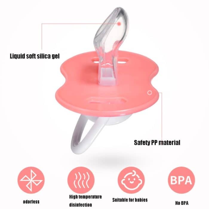 5-teiliges Baby-Cartoon-Silikon-Schnuller-Set und Kette, kombiniertes Baby, das friedlich schläft – Bild 5