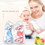 5-teiliges Baby-Cartoon-Silikon-Schnuller-Set und Kette, kombiniertes Baby, das friedlich schläft – Bild 8