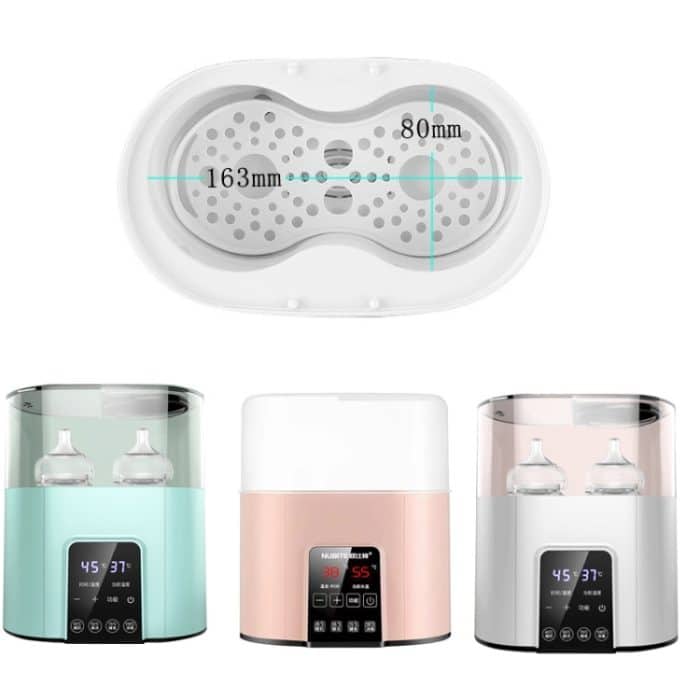 NUBITE N20 2-in-1-Doppelflaschenwärmer-Sterilisationsgerät, Steckerspezifikationen:, EU Plug, US Plug – Bild 2