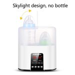 NUBITE N20 2-in-1-Doppelflaschenwärmer-Sterilisationsgerät, Steckerspezifikationen:, EU Plug, US Plug – Bild 3