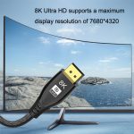1.4 Version DP-Kabel, vergoldete Schnittstelle, 8K-High-Definition-Display-Computerkabel, 1m, 1.5m, 2m, 3m, 5m – Bild 4