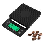 Handstanze, Kaffeewaage, Timing, elektronische Timer-Skala, Küchenwaage, 3kg/0.1g, 5kg/0.1g