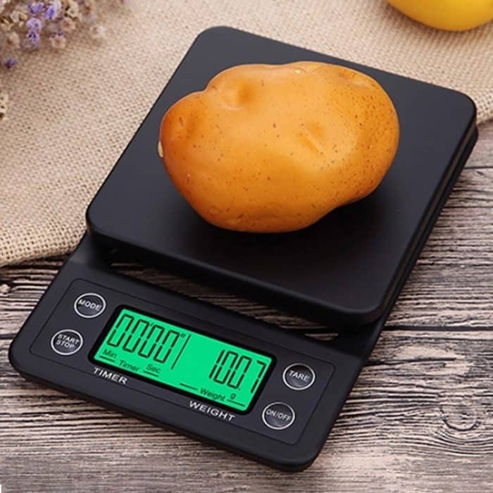 Handstanze, Kaffeewaage, Timing, elektronische Timer-Skala, Küchenwaage, 3kg/0.1g, 5kg/0.1g – Bild 11