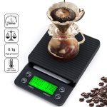 Handstanze, Kaffeewaage, Timing, elektronische Timer-Skala, Küchenwaage, 3kg/0.1g, 5kg/0.1g – Bild 8