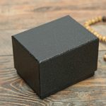 8 Stück Litschi Textur Uhrenbox Schmuck Geschenkbox Ohrring Halskette Schmuck Uhr Verpackungsbox
