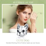 S925 Sterling Silber Animal Series Bulldog Perlen – Bild 2
