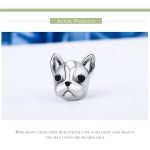 S925 Sterling Silber Animal Series Bulldog Perlen – Bild 3