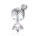 S925 Sterling Silber Little Girl Perlen DIY Armband Zubehör