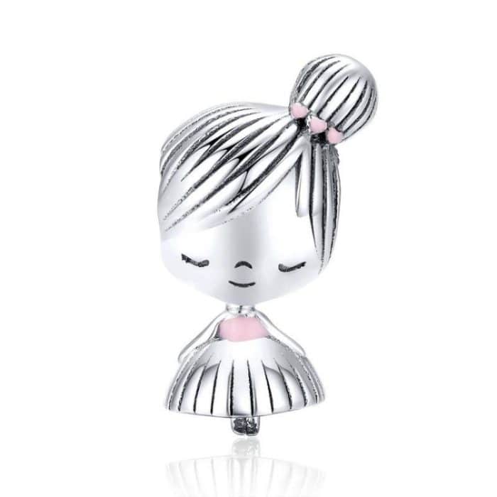 S925 Sterling Silber Little Girl Perlen DIY Armband Zubehör – Bild 1