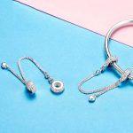 925 Sterling Silber Liebe Herz Sicherheit Kette Charms Stopper Anhänger Frauen Armbänder DIY Schmuck – Bild 5