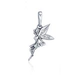 925 Sterling Silber Flower Fairy Dangle Anhänger Frauen DIY Armbänder Halsketten Zubehör