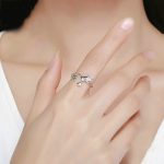 Kolibri-Gruß-Eröffnungs-weiblicher Sterling-Silber-Ring – Bild 7