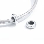 925 Sterling Silber einfache Perlen DIY Armband Schmuck Zubehör – Bild 3