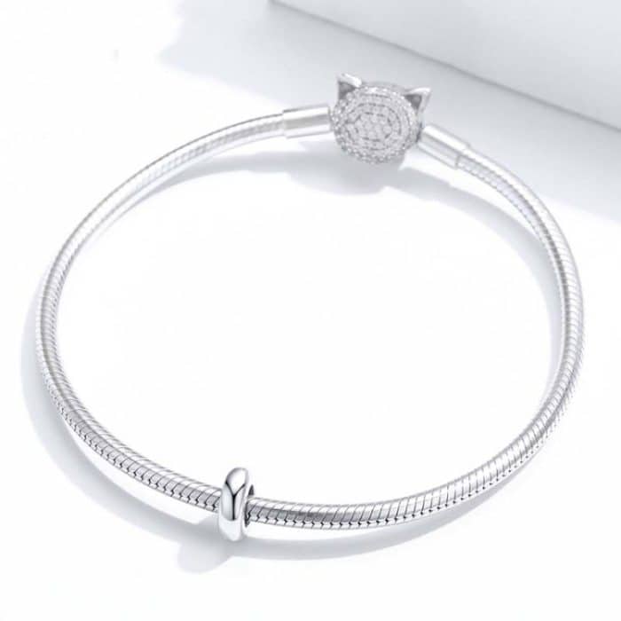925 Sterling Silber einfache Perlen DIY Armband Schmuck Zubehör – Bild 7
