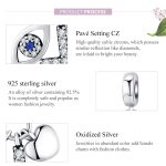 S925 Sterling Silber Anhänger Kreuz Dämon Auge DIY Armband Charme – Bild 5