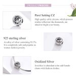 S925 Sterling Silber Perlen DIY Armband Charm Familie Hohlschmuck Zubehör – Bild 5