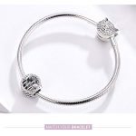 S925 Sterling Silber Perlen DIY Armband Charm Familie Hohlschmuck Zubehör – Bild 7
