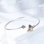 Bee Story S925 Sterling Silber Armband Weibliche Persönlichkeit Diamant Armband – Bild 3