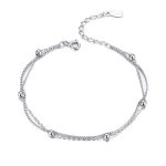Sterling Silber S925 Frauen Armband Schmuck Platinierter Schmuck Silber Armband