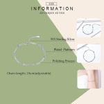 Sterling Silber S925 Frauen Armband Schmuck Platinierter Schmuck Silber Armband – Bild 5