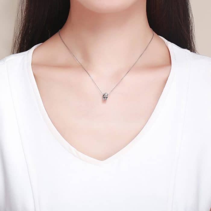 925 Sterling Silber süße Kuh DIY Tier Perlen Armband Zubehör – Bild 7