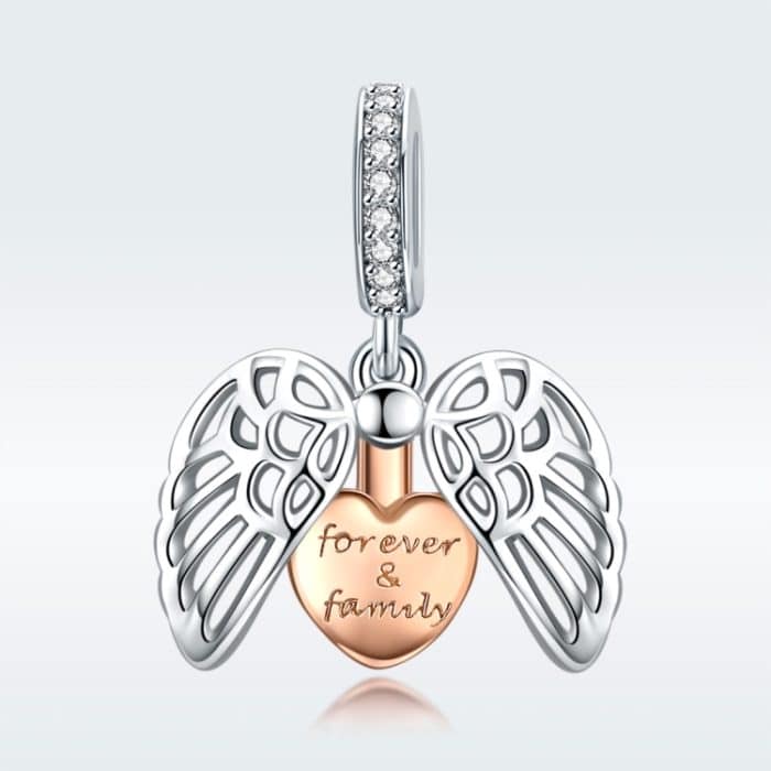 925 Sterling Silber Anhänger kann für immer öffnen Home Charm DIY Armband Zubehör – Bild 2