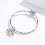 925 Sterling Silber Anhänger kann für immer öffnen Home Charm DIY Armband Zubehör – Bild 8