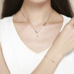 Rosévergoldetes Zirkonarmband S925 Sterling Silber Damenarmband – Bild 4