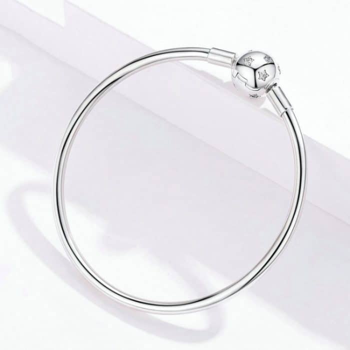 S925 Sterling Silber Stern Armband DIY Perlenarmband – Bild 3