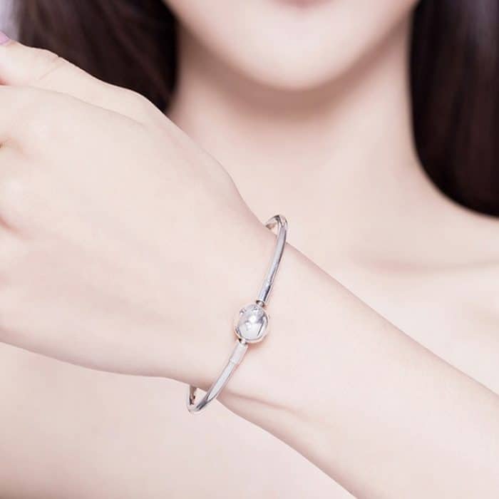 S925 Sterling Silber Stern Armband DIY Perlenarmband – Bild 6