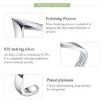 S925 Sterling Silber Ring Horn Point Öffnung Damenring – Bild 6