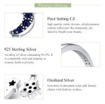 S925 Sterling Silber Damenring Bright Star Moon Hollow Ring – Bild 5