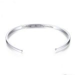 S925 Sterling Silber Armband Verstellbares Öffnungsarmband