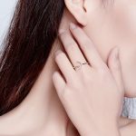 S925 Weiblicher Zirkonring aus Sterlingsilber Moon Open Ring Temperament Ring – Bild 7