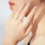 Mode Retro offener Ring Sterling Silber S925 Stern und Mond platiniert Zirkon Ring – Bild 8