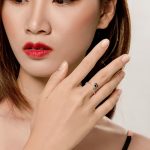 S925 Sterling Silber Cute Pet Paw Print Offener Ring Schwarzer Tropfring – Bild 8