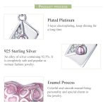 S925 Silber Rosa Romantischer Liebesbrief Herzförmig eingelegte Zirkonium Diamant Perlen DIY Armband Zubehör – Bild 4