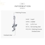 S925 Sterling Silber Cupid Anhänger Handgemachte DIY Zubehör Anhänger – Bild 5