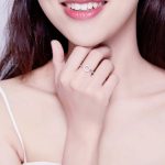 S925 Sterling Silber Ring Platinierter Zirkon Einfacher Schmuckring – Bild 7