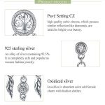 Baum des Lebens S925 Sterling Silber Quaste Halskette – Bild 3