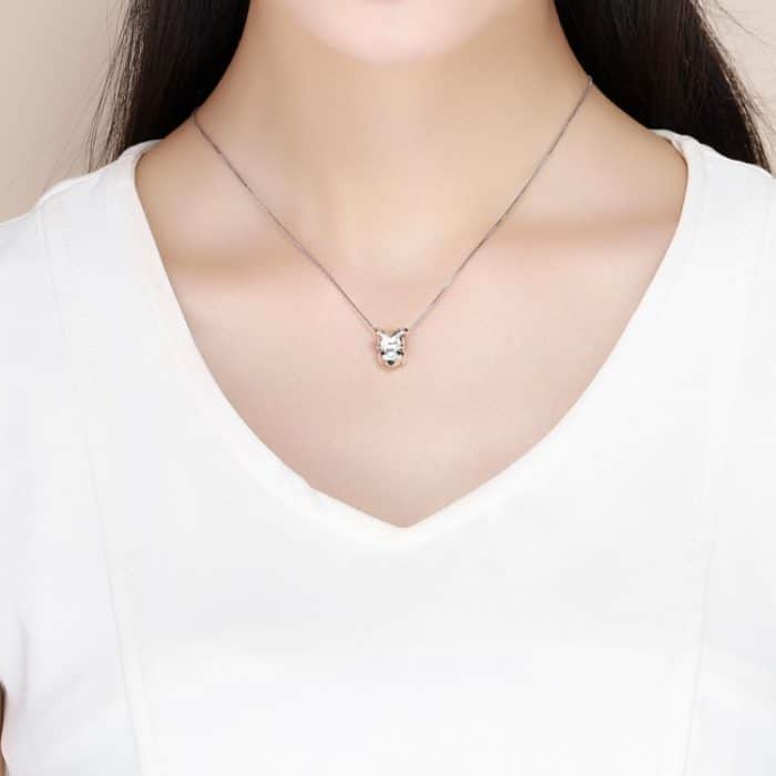 S925 Sterling Silber Perlen Niedlicher Schnauzer Platinbeschichtetes Zubehör Anhänger Lose Perlen – Bild 7