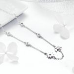 Sun Moon Shining S925 Halskette aus Sterlingsilber Rosévergoldete Zirkonkette – Bild 2