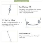 Sun Moon Shining S925 Halskette aus Sterlingsilber Rosévergoldete Zirkonkette – Bild 4