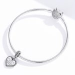 Liebe Schwestern Sterling Silber Anhänger DIY Armband Zubehör Herzförmige Buchstaben Retro Charm – Bild 7