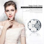 S925 Sterling Silber Diamant Glück Blütenblatt Perlen Armband Zubehör – Bild 3