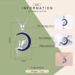 Dark Night Fairy S925 Halskette aus Sterlingsilber mit Weißgold und Zirkon – Bild 5