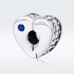 S925 Sterling Silber Perlen Herzförmige Öltropfen Positionierschnalle DIY Armband Zubehör – Bild 2